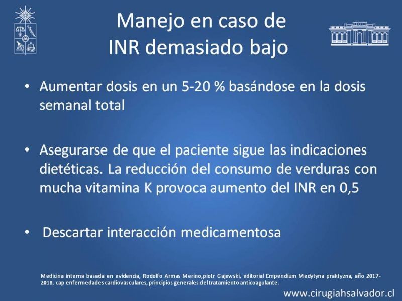 Diapositiva 21 de Anticoagulantes tradicionales y nuevos