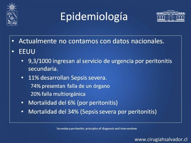 Diapositiva 5 de Peritonitis Secundaria y Terciaria