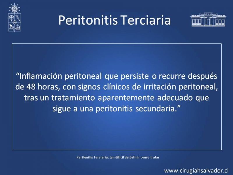 Diapositiva 19 de Peritonitis Secundaria y Terciaria