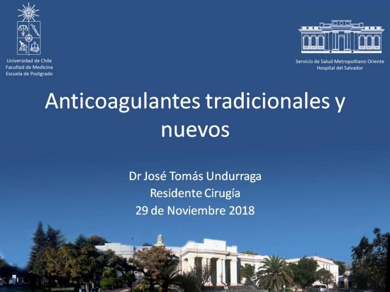 Diapositiva 31 de Anticoagulantes tradicionales y nuevos