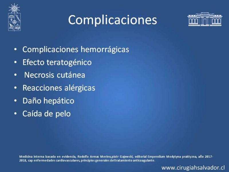 Diapositiva 23 de Anticoagulantes tradicionales y nuevos