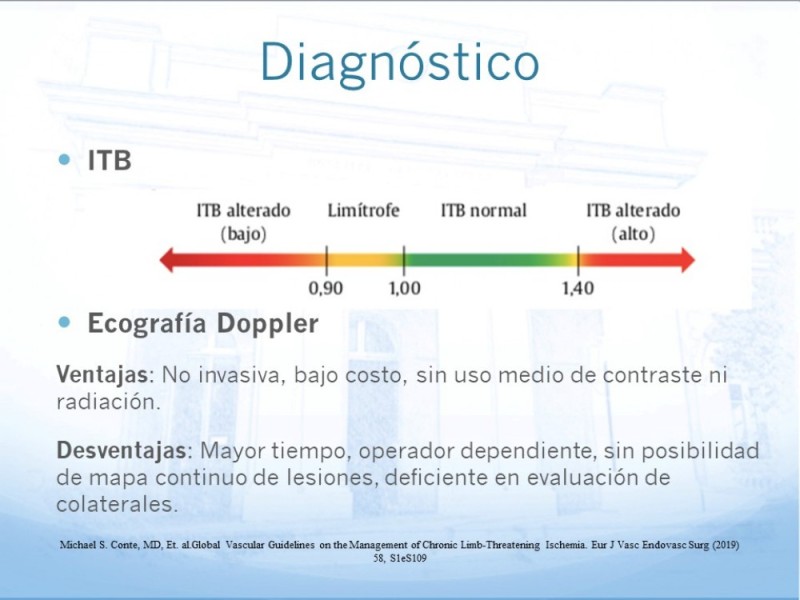 Diapositiva 7 de Tratamiento Endovascular de EAO Femoro-Distal