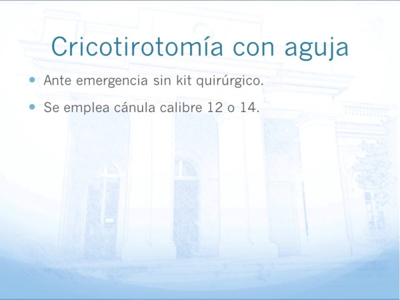 Diapositiva 43 de Traqueotomía: Indicaciones y técnica