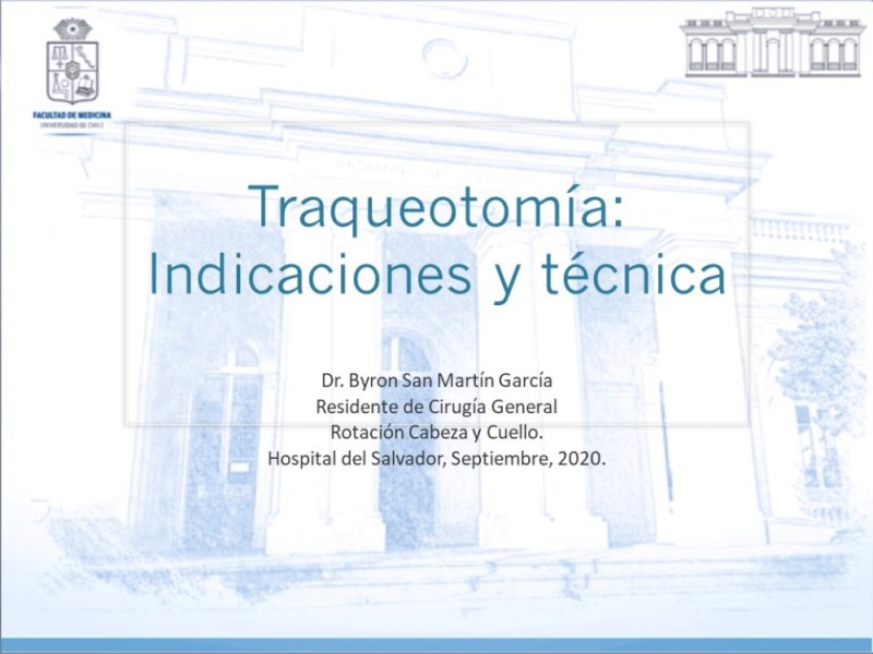 Diapositiva 55 de Traqueotomía: Indicaciones y técnica