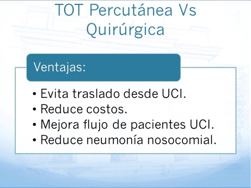 Diapositiva 35 de Traqueotomía: Indicaciones y técnica