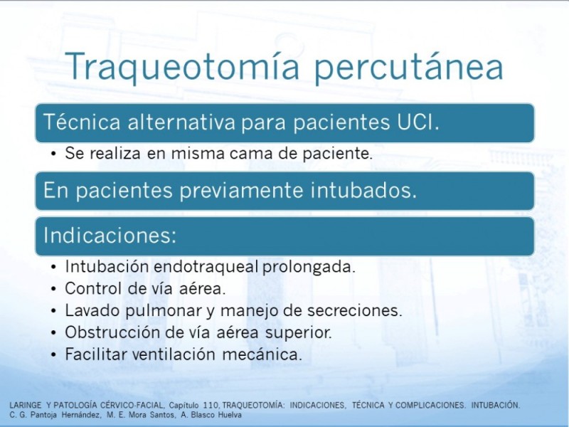 Diapositiva 29 de Traqueotomía: Indicaciones y técnica