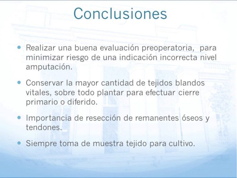 Diapositiva 13 de Técnica Quirúrgica Amputaciones Menores