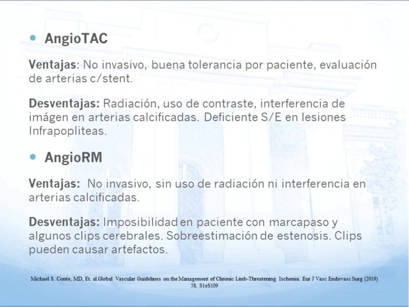 Diapositiva 8 de Tratamiento Endovascular de EAO Femoro-Distal