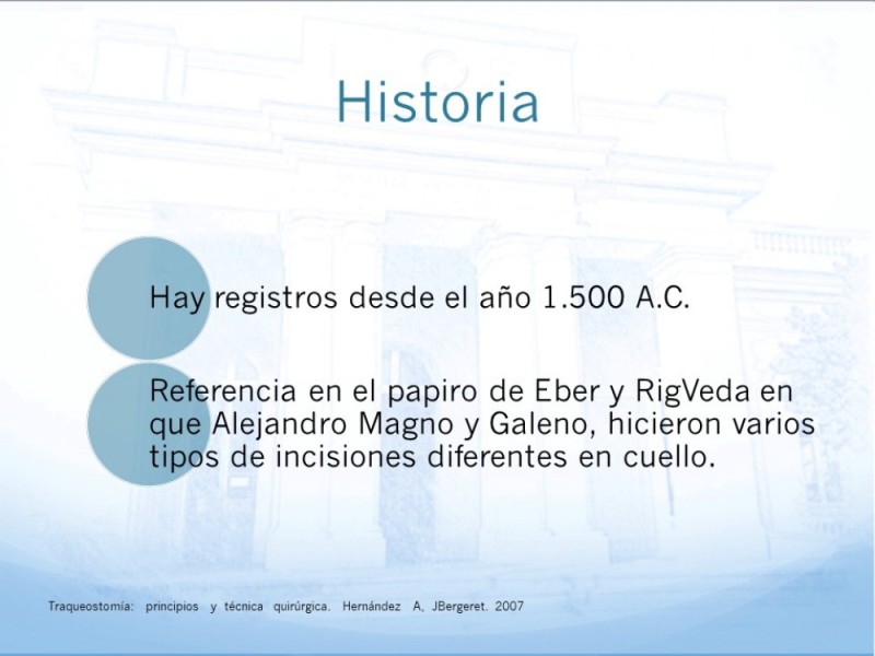 Diapositiva 3 de Traqueotomía: Indicaciones y técnica