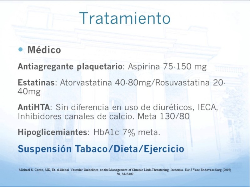Diapositiva 10 de Tratamiento Endovascular de EAO Femoro-Distal