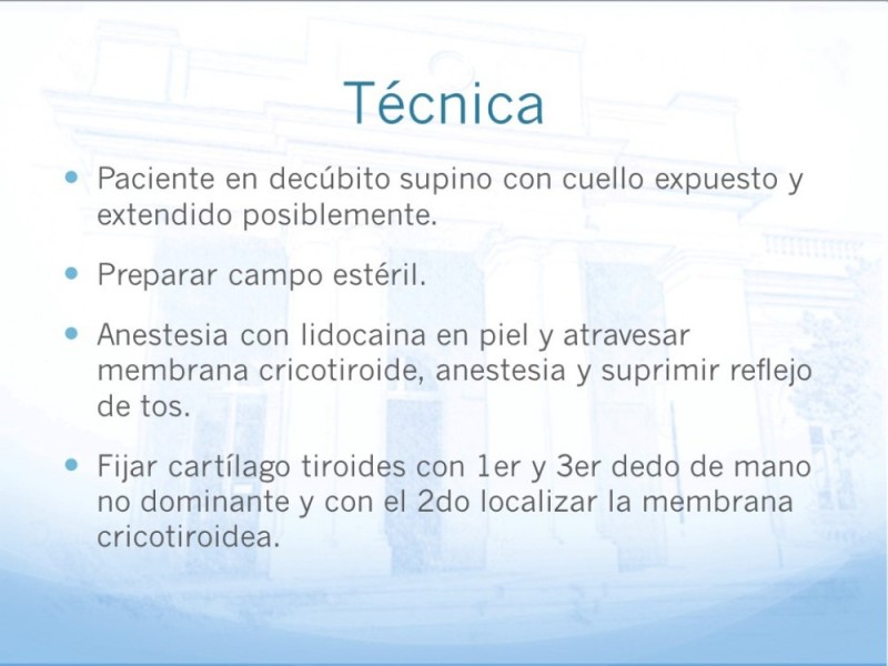 Diapositiva 49 de Traqueotomía: Indicaciones y técnica