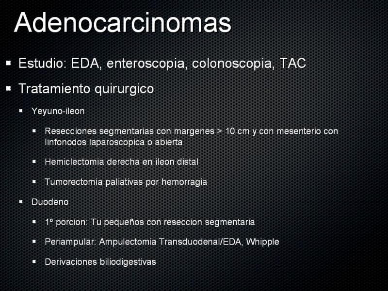 Diapositiva 16 de Tumores de Intestino Delgado