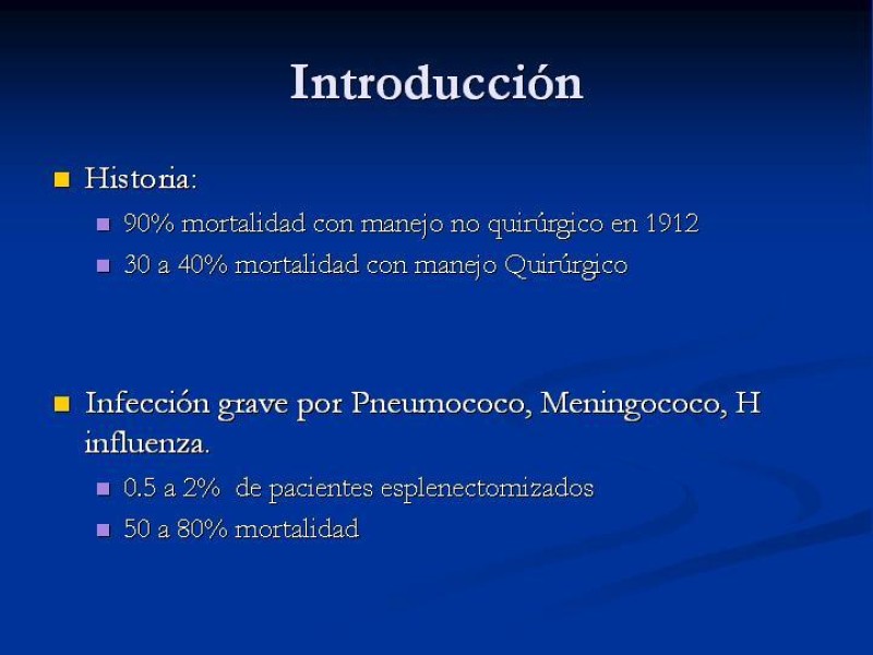 Diapositiva 2 de Trauma Esplénico