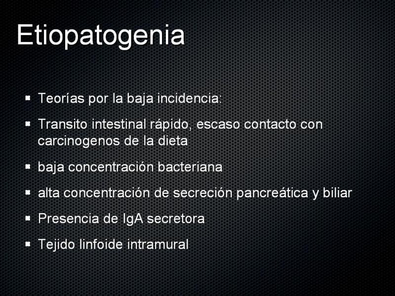 Diapositiva 5 de Tumores de Intestino Delgado