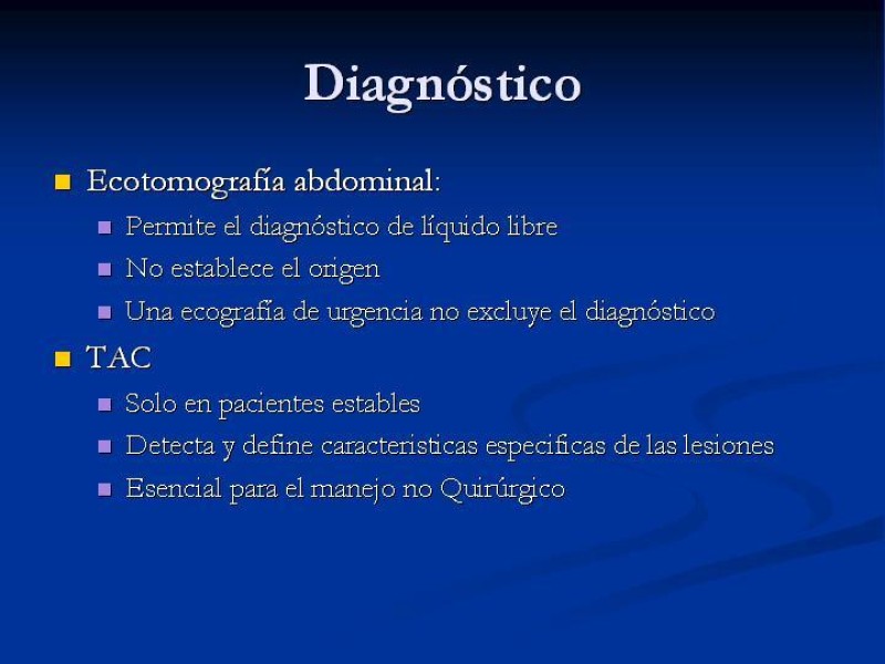 Diapositiva 4 de Trauma Esplénico