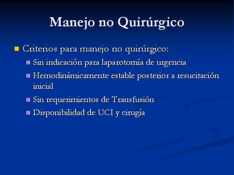 Diapositiva 9 de Trauma Esplénico