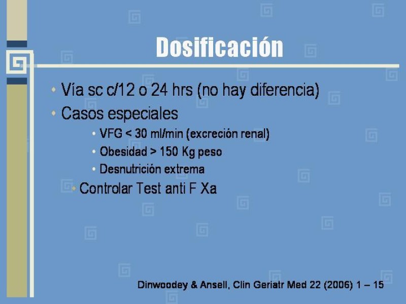 Diapositiva 20 de Heparinas