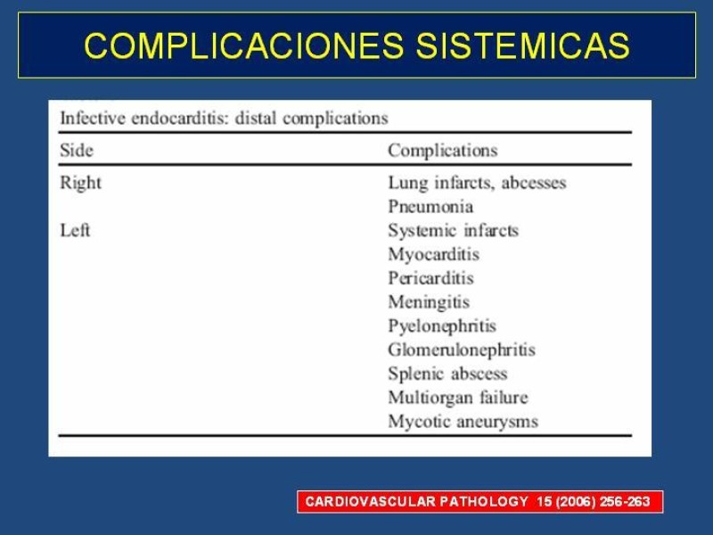 Diapositiva 13 de Endocarditis Infecciosa