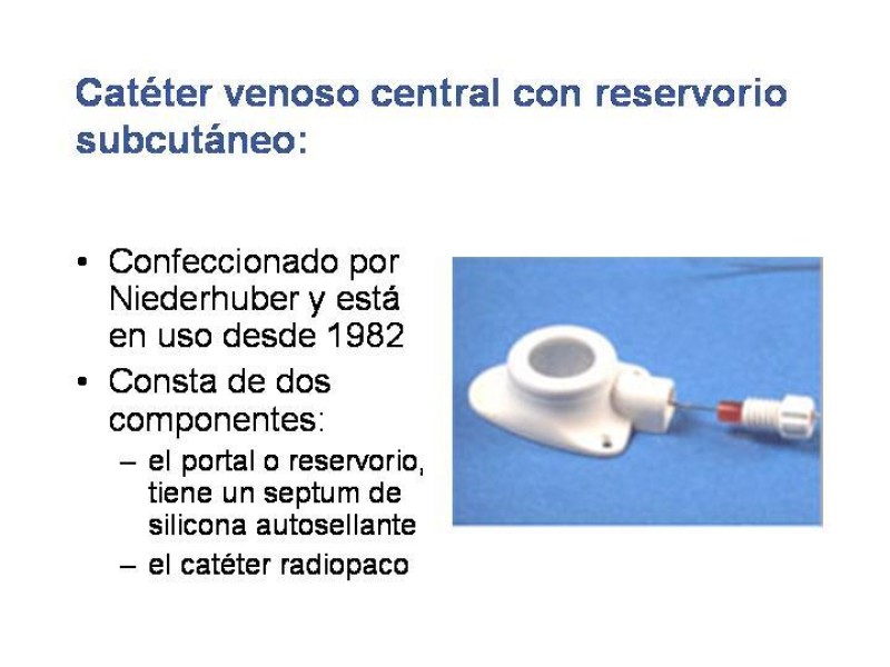Diapositiva 1 de Catéter de Quimioterapia