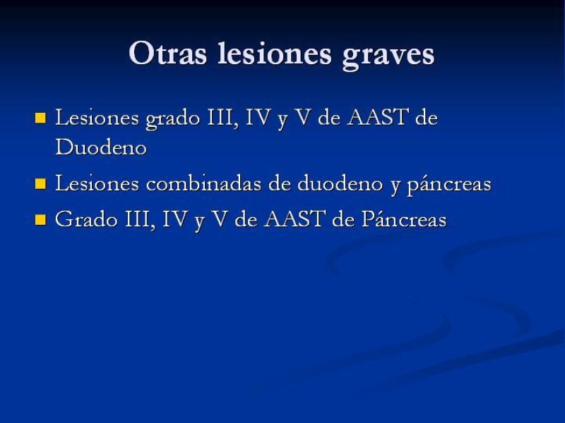 Diapositiva 18 de Trauma Pancreato-duodenal