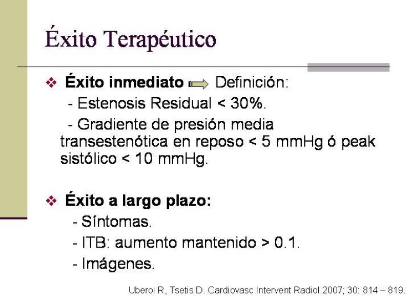 Diapositiva 32 de Tratamiento Endovascular de la Enfermedad Aortoilíaca