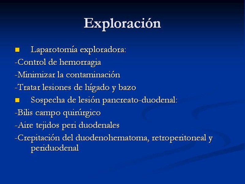 Diapositiva 20 de Trauma Pancreato-duodenal