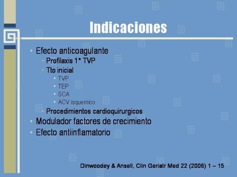 Diapositiva 13 de Heparinas
