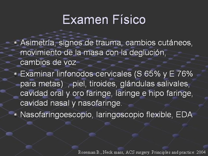 Diapositiva 5 de Estudio de Masas Cervicales