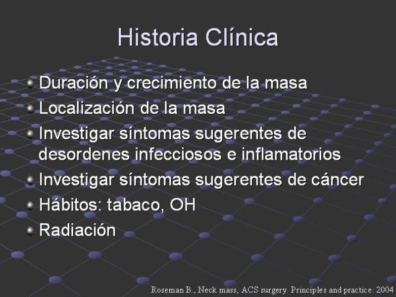 Diapositiva 3 de Estudio de Masas Cervicales