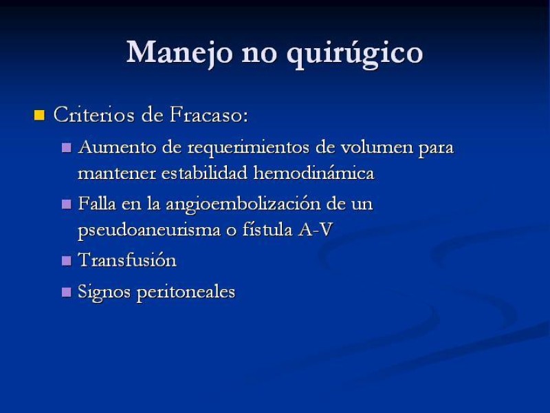 Diapositiva 10 de Trauma Esplénico