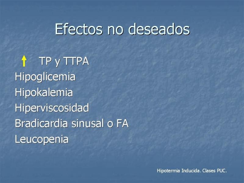 Diapositiva 6 de Hipotermia Controlada