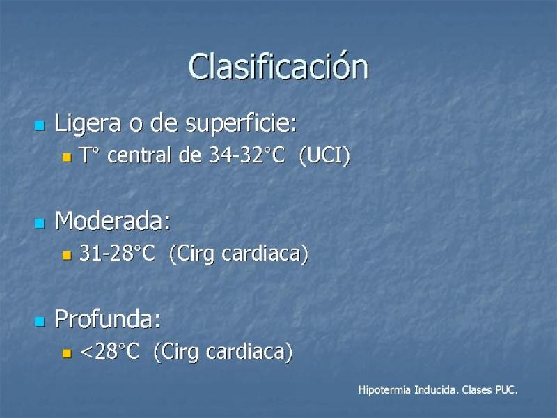 Diapositiva 4 de Hipotermia Controlada