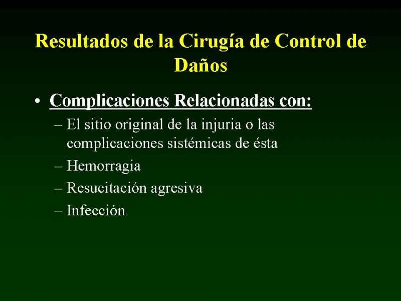 Diapositiva 39 de Trauma: Damage Control