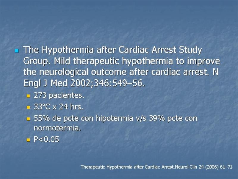 Diapositiva 9 de Hipotermia Controlada