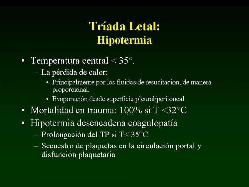 Diapositiva 5 de Trauma: Damage Control