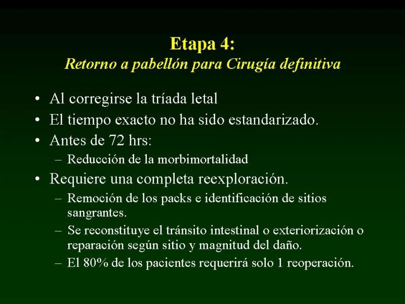 Diapositiva 29 de Trauma: Damage Control