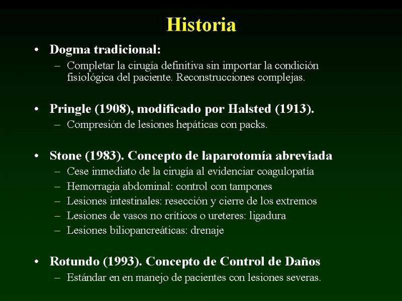 Diapositiva 3 de Trauma: Damage Control