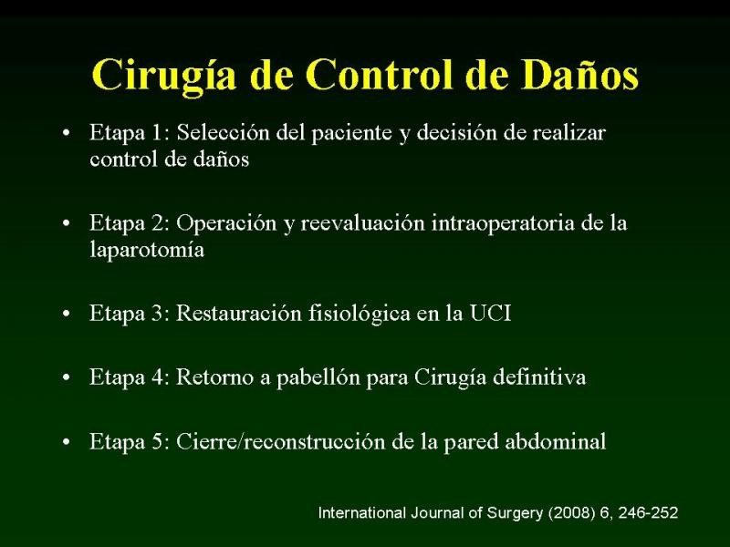 Diapositiva 9 de Trauma: Damage Control
