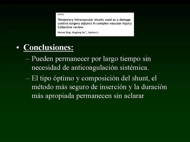 Diapositiva 20 de Trauma: Damage Control
