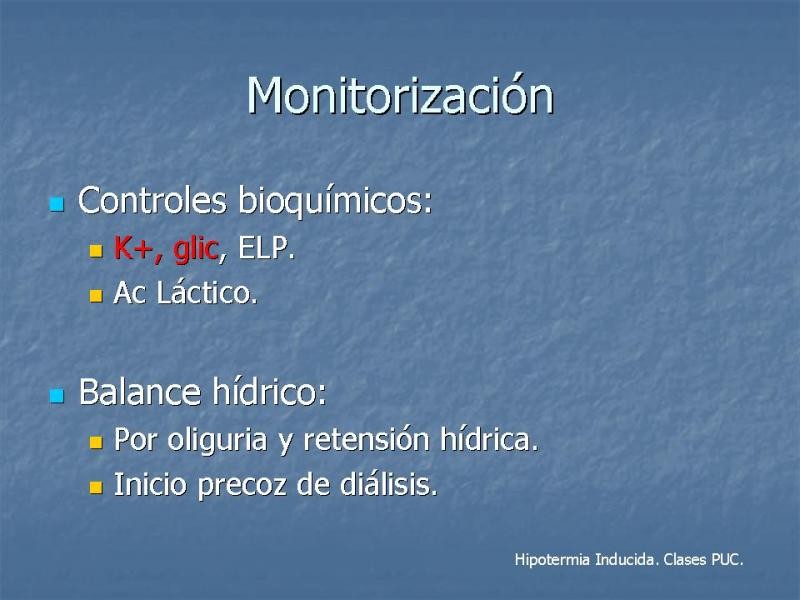 Diapositiva 17 de Hipotermia Controlada