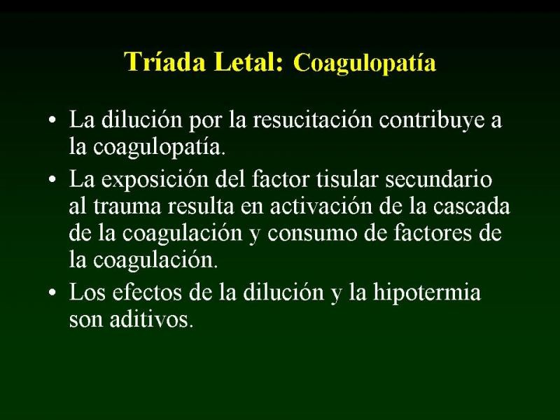 Diapositiva 8 de Trauma: Damage Control