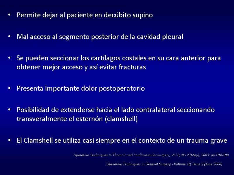 Diapositiva 4 de Toracotomías
