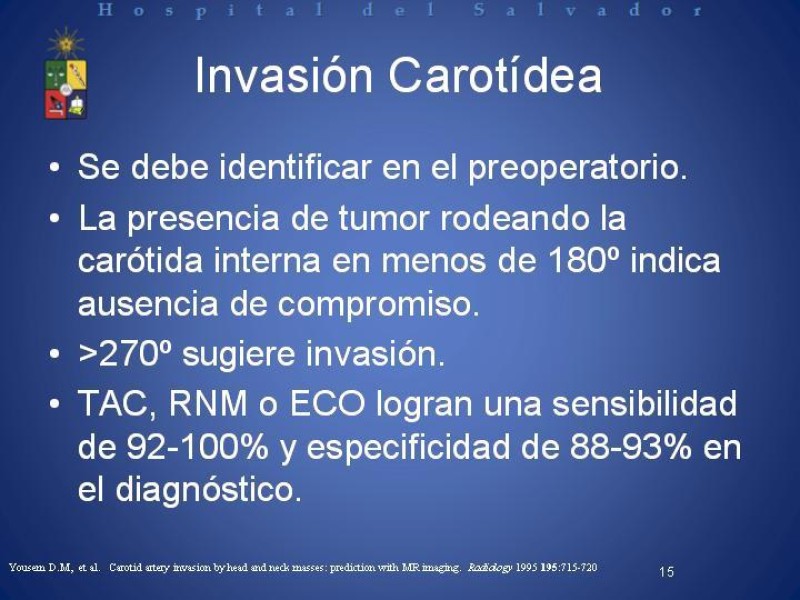 Diapositiva 14 de Metástasis Cervicales
