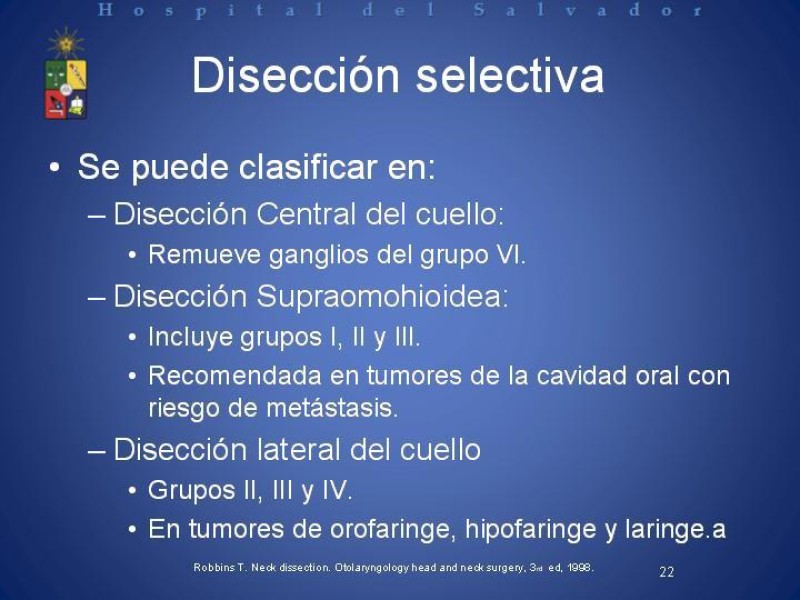 Diapositiva 21 de Metástasis Cervicales