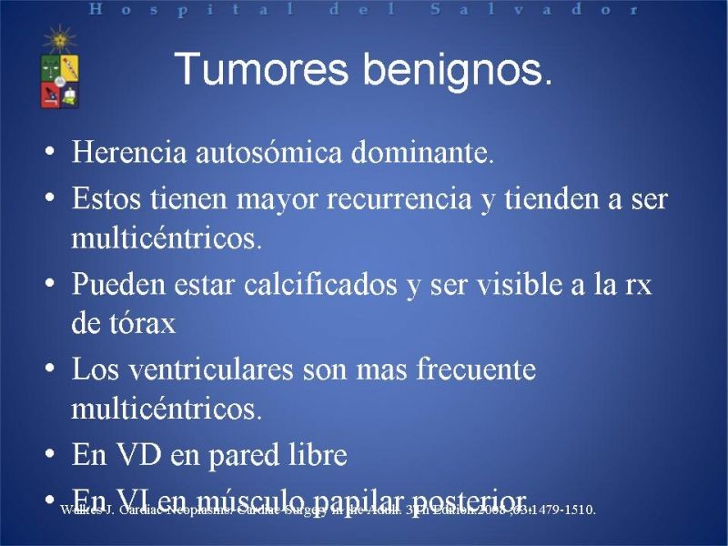 Diapositiva 7 de Tumores Cardiacos