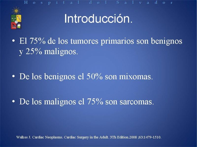 Diapositiva 2 de Tumores Cardiacos