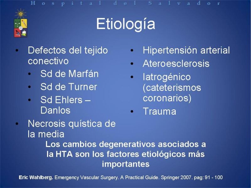 Diapositiva 5 de Manejo Disección Aórtica Tipo B