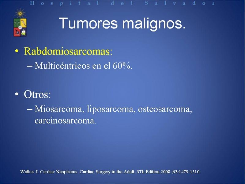 Diapositiva 34 de Tumores Cardiacos