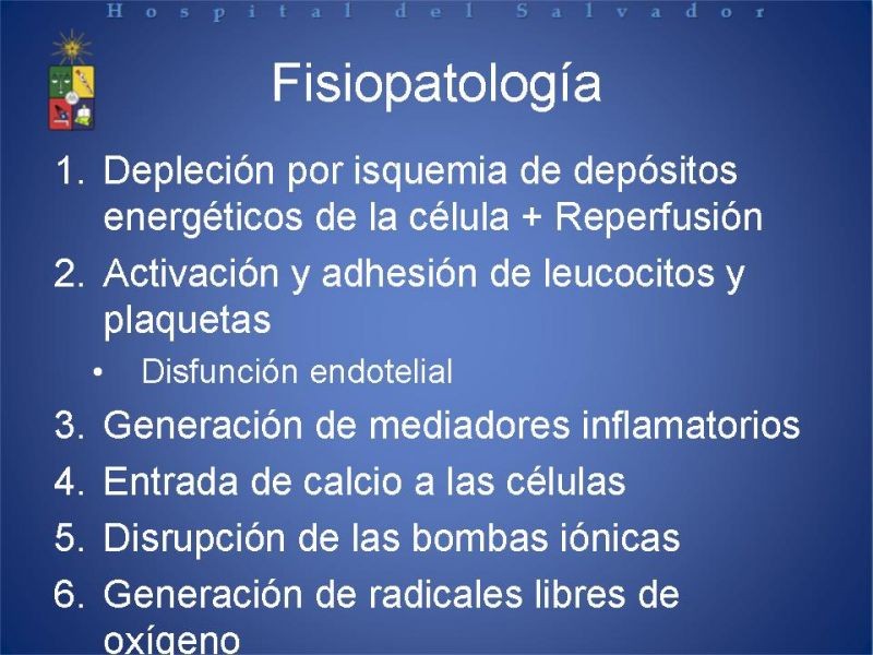 Diapositiva 7 de Síndrome de Reperfusión