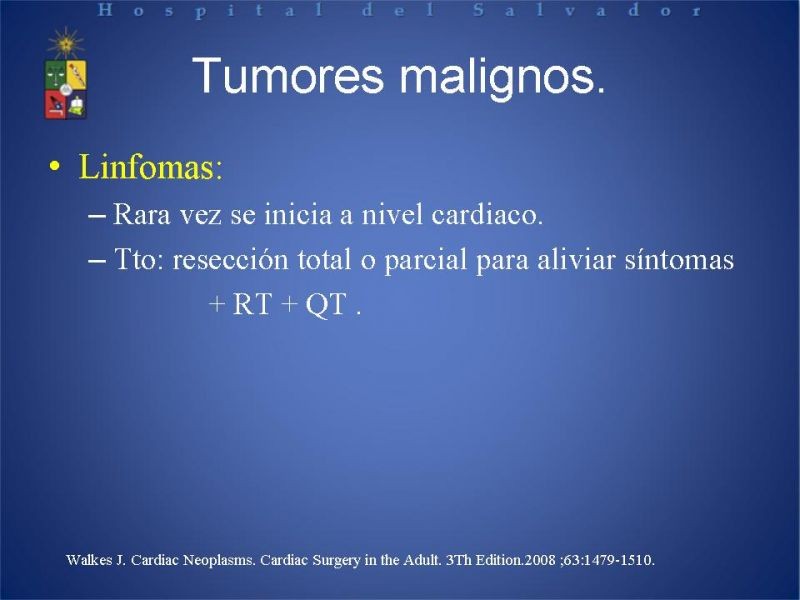 Diapositiva 35 de Tumores Cardiacos